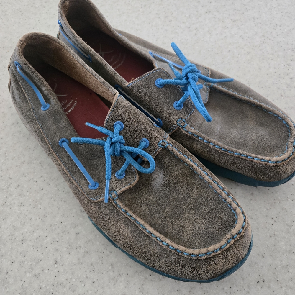Men's Twisted X size 12 with Blue Accents